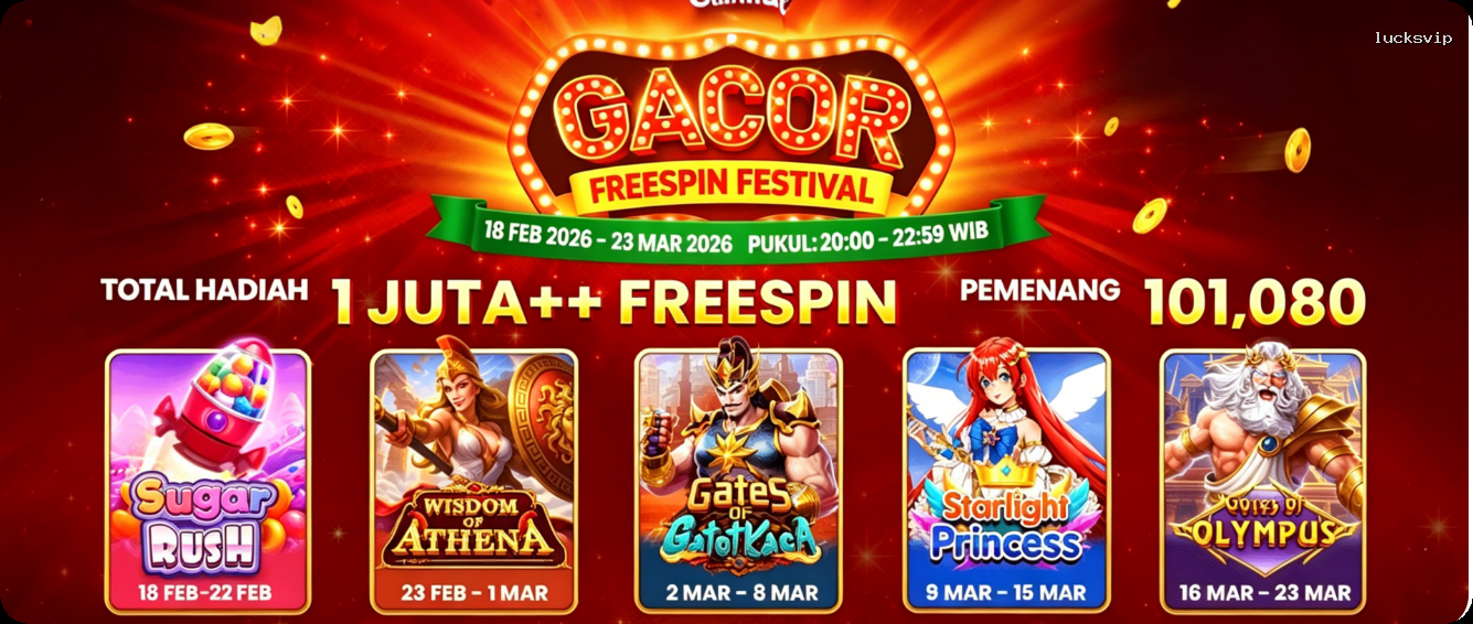 Login lucksvip Sekarang Bonus Melimpah
